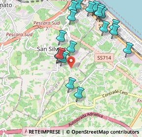 Mappa Strada Fonte Chiara, 65129 Pescara PE, Italia (1.1215)