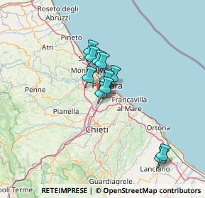 Mappa Km 229.100, 65128 Pescara PE, Italia (9.52667)