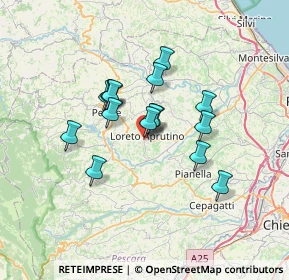 Mappa Via Guido Rossa, 65014 Loreto Aprutino PE, Italia (5.45813)