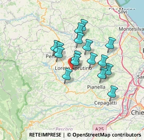 Mappa Via Guido Rossa, 65014 Loreto Aprutino PE, Italia (5.51813)