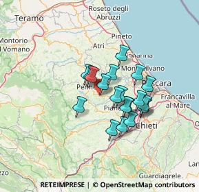 Mappa Via Guido Rossa, 65014 Loreto Aprutino PE, Italia (10.336)