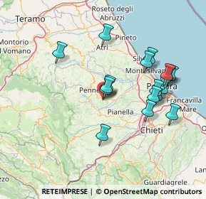 Mappa Via Guido Rossa, 65014 Loreto Aprutino PE, Italia (14.48118)