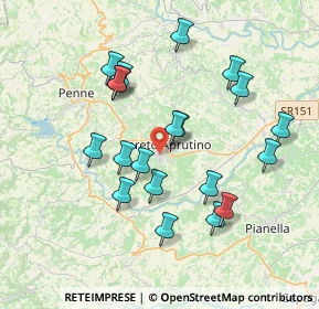 Mappa Via Guido Rossa, 65014 Loreto Aprutino PE, Italia (3.752)
