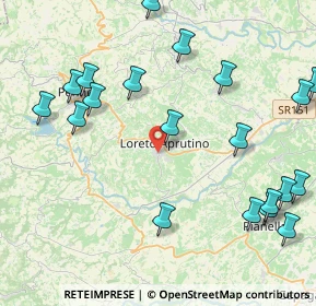 Mappa Via Guido Rossa, 65014 Loreto Aprutino PE, Italia (5.5225)