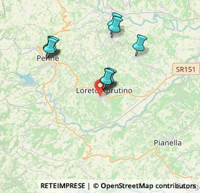 Mappa Via Guido Rossa, 65014 Loreto Aprutino PE, Italia (3.45455)