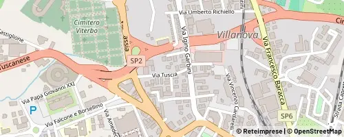 Mappa Viterbo