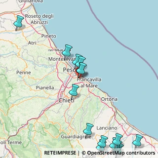 Mappa Strada Vicinale Mittiguerra, 65129 Pescara PE, Italia (25.17063)