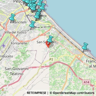 Mappa Strada Vicinale Mittiguerra, 65129 Pescara PE, Italia (3.5025)