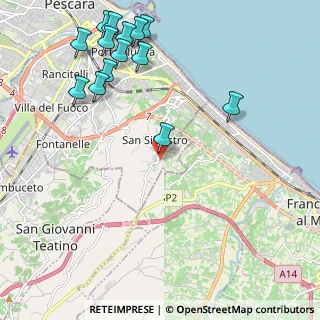 Mappa Strada Vicinale Mittiguerra, 65129 Pescara PE, Italia (2.82214)