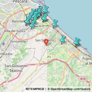 Mappa Strada Vicinale Mittiguerra, 65129 Pescara PE, Italia (2.657)