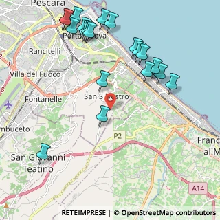 Mappa Strada Vicinale Mittiguerra, 65129 Pescara PE, Italia (2.6735)