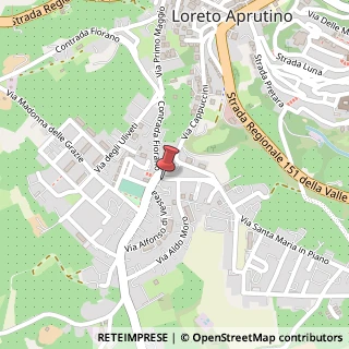 Mappa Via Cappuccini, 1, 65014 Loreto Aprutino, Pescara (Abruzzo)