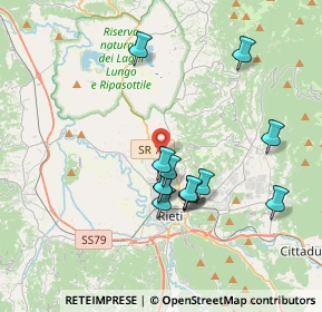 Mappa Via Ternana, 02100 Rieti RI, Italia (3.51)
