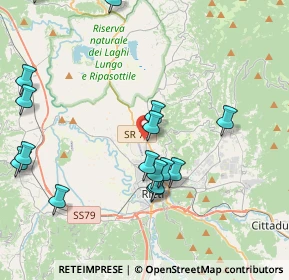 Mappa Via Ternana, 02100 Rieti RI, Italia (5.02118)