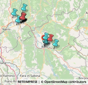 Mappa Via Ternana, 02100 Rieti RI, Italia (16.86778)