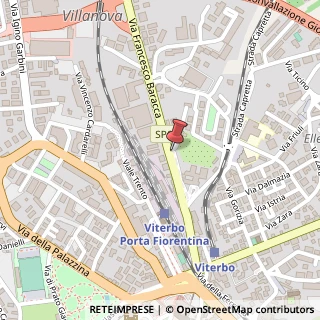 Mappa Via F. Baracca, 9, 01100 Viterbo, Viterbo (Lazio)