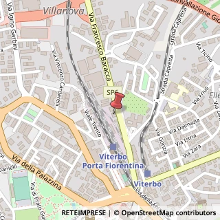 Mappa Via Francesco Baracca, 18, 01100 Viterbo, Viterbo (Lazio)
