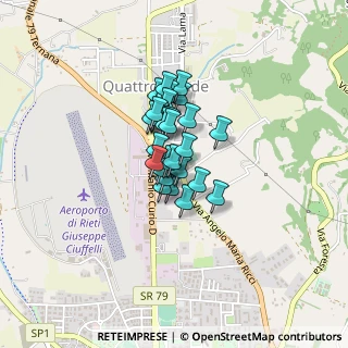 Mappa Area Commerciale L'Aliante, 02100 Rieti RI, Italia (0.24643)