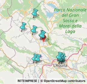 Mappa Via Collemusino, 67017 Pizzoli AQ, Italia (7.78917)