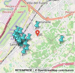 Mappa Via G. Verdi, 66020 San Giovanni teatino CH, Italia (1.0785)