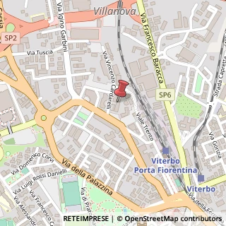 Mappa Via Vincenzo Cardarelli, 21, 01100 Viterbo, Viterbo (Lazio)