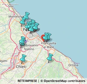 Mappa Piazza Matilde Serao, 66023 Francavilla al Mare CH, Italia (6.8075)