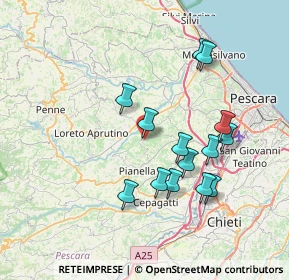 Mappa Via Ignazio Silone, 65010 Spoltore PE, Italia (7.25429)