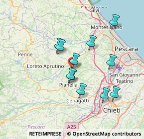 Mappa Via Ignazio Silone, 65010 Spoltore PE, Italia (6.57091)