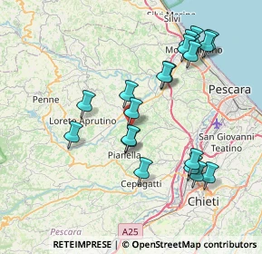 Mappa Via Ignazio Silone, 65010 Spoltore PE, Italia (8.173)