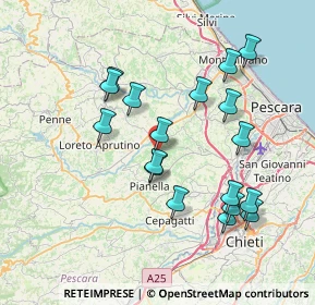 Mappa Via Ignazio Silone, 65010 Spoltore PE, Italia (7.69222)