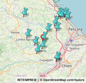 Mappa Via Ignazio Silone, 65010 Spoltore PE, Italia (7.65125)