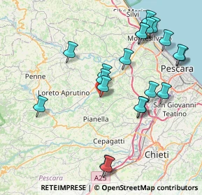 Mappa Via Ignazio Silone, 65010 Spoltore PE, Italia (9.037)