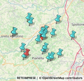 Mappa Via Ignazio Silone, 65010 Spoltore PE, Italia (3.4435)