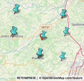 Mappa Via Ignazio Silone, 65010 Spoltore PE, Italia (4.95154)