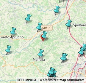 Mappa Via Ignazio Silone, 65010 Spoltore PE, Italia (6.0095)