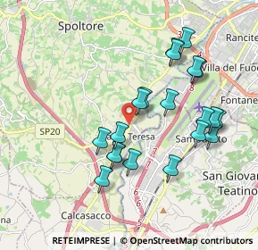 Mappa Via Iseo, 65010 Spoltore PE, Italia (1.889)