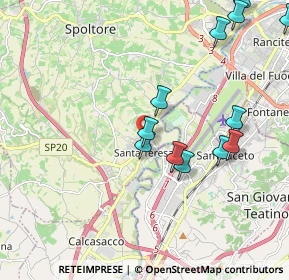 Mappa Via Iseo, 65010 Spoltore PE, Italia (2.31333)