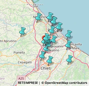 Mappa Via Iseo, 65010 Spoltore PE, Italia (5.72667)