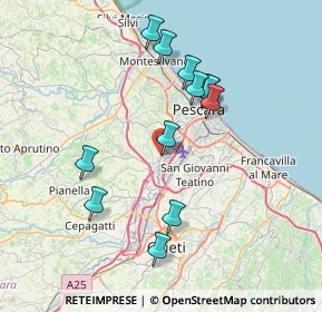 Mappa Via Iseo, 65010 Spoltore PE, Italia (7.4125)