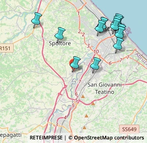 Mappa Via Iseo, 65010 Spoltore PE, Italia (5.04)