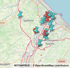 Mappa Via Iseo, 65010 Spoltore PE, Italia (3.41588)