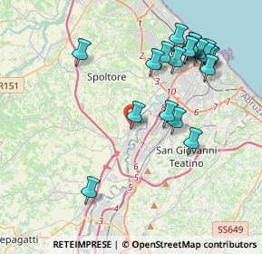 Mappa Via Iseo, 65010 Spoltore PE, Italia (4.5295)