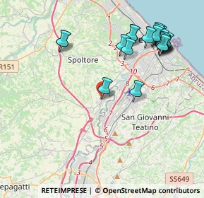 Mappa Via Iseo, 65010 Spoltore PE, Italia (4.9355)