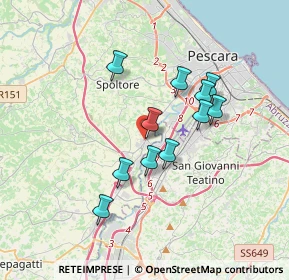 Mappa Via Iseo, 65010 Spoltore PE, Italia (3.07182)