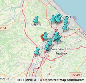 Mappa Via Iseo, 65010 Spoltore PE, Italia (3.00933)