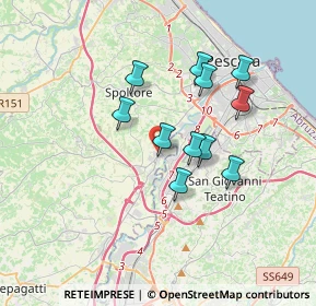 Mappa Via Iseo, 65010 Spoltore PE, Italia (3.06273)