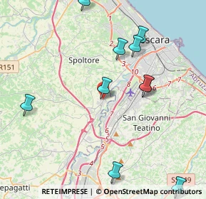 Mappa Via Iseo, 65010 Spoltore PE, Italia (5.26091)