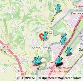 Mappa Via Iseo, 65010 Spoltore PE, Italia (1.325)