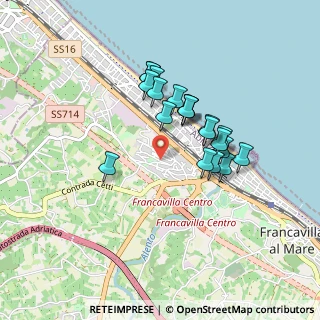 Mappa Via Ettore Ianni, 66023 Francavilla al Mare CH, Italia (0.7545)