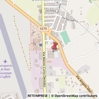 Mappa Via Marco Curio Dentato, 9, 02100 Rieti, Rieti (Lazio)